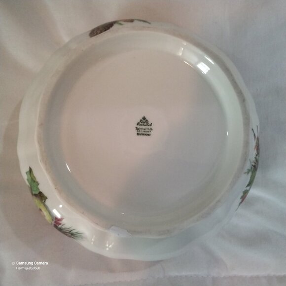 ROSENTHAL Bahnhof Selb Germany "Chippendale" Porcelain Autumn Nature Theme Bowl - Picture 5 of 9